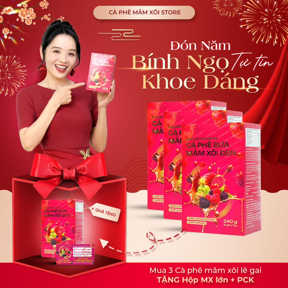 Combo 3 Hộp - Cà Phê Mâm Xôi Đen